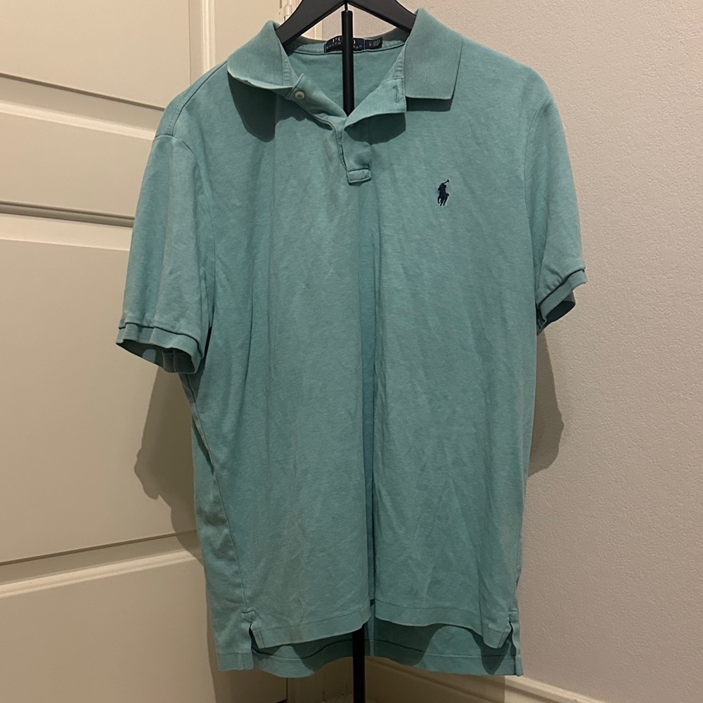 Ralph Lauren Men's Polo Shirt in Light Blue